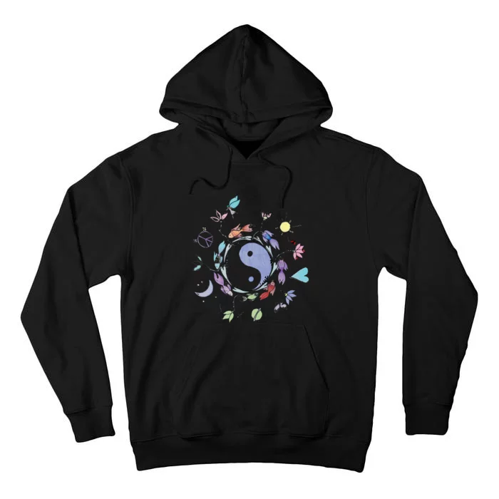 Ying Yang  Tai Chi Design Tall Hoodie