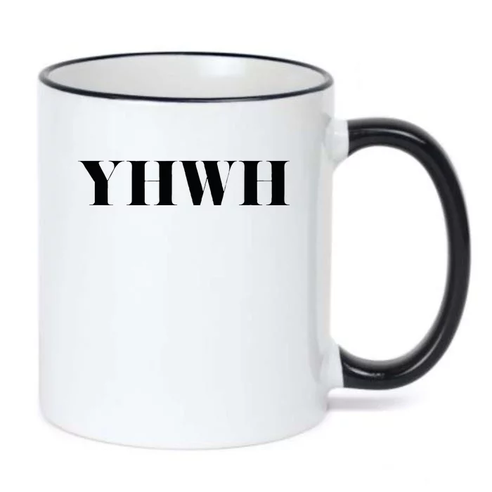 Yahweh YHWH Worship Merch Black Color Changing Mug