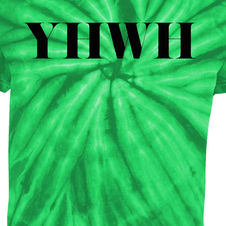 Yahweh YHWH Worship Merch Kids Tie-Dye T-Shirt