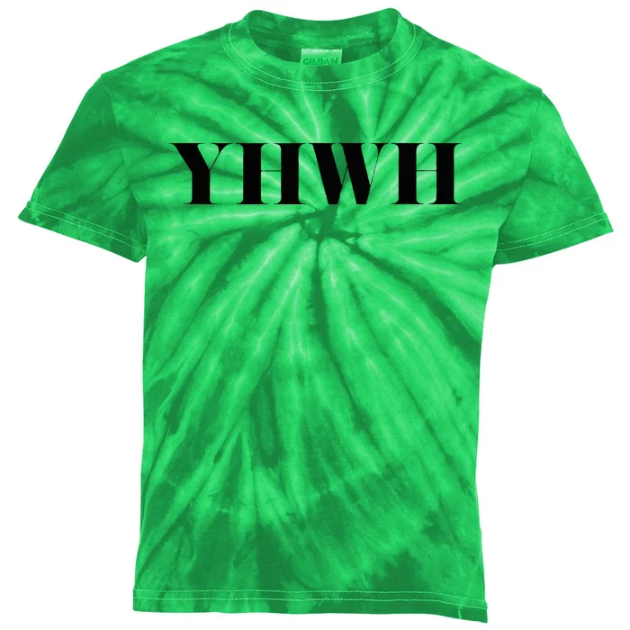 Yahweh YHWH Worship Merch Kids Tie-Dye T-Shirt