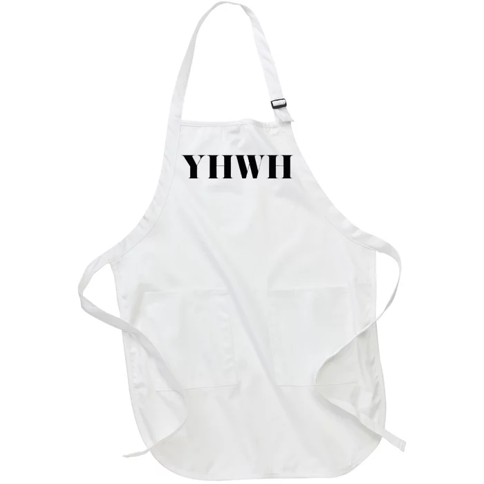 Yahweh YHWH Worship Merch Full-Length Apron With Pocket