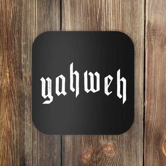 Yahweh Yhwh Yeshua Jesus Christian Jewish God Manifestation Coaster