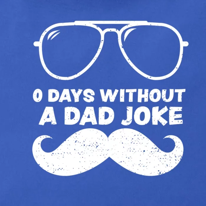 (Zero): 0 Days Without A Dad Joke Fathers Day Gift Zip Tote Bag