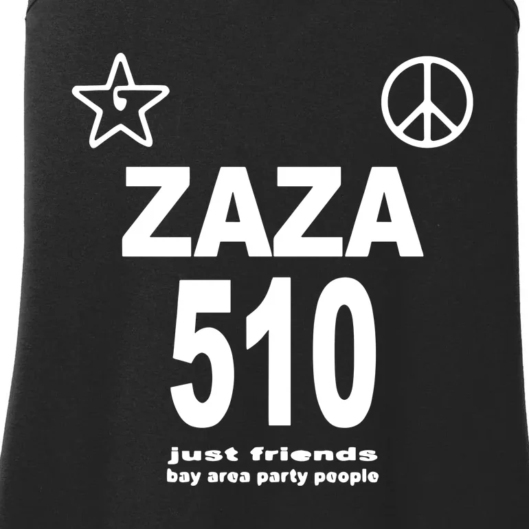 Zaza 510 Just Friends Bay Area Party People Ladies Essential Tank