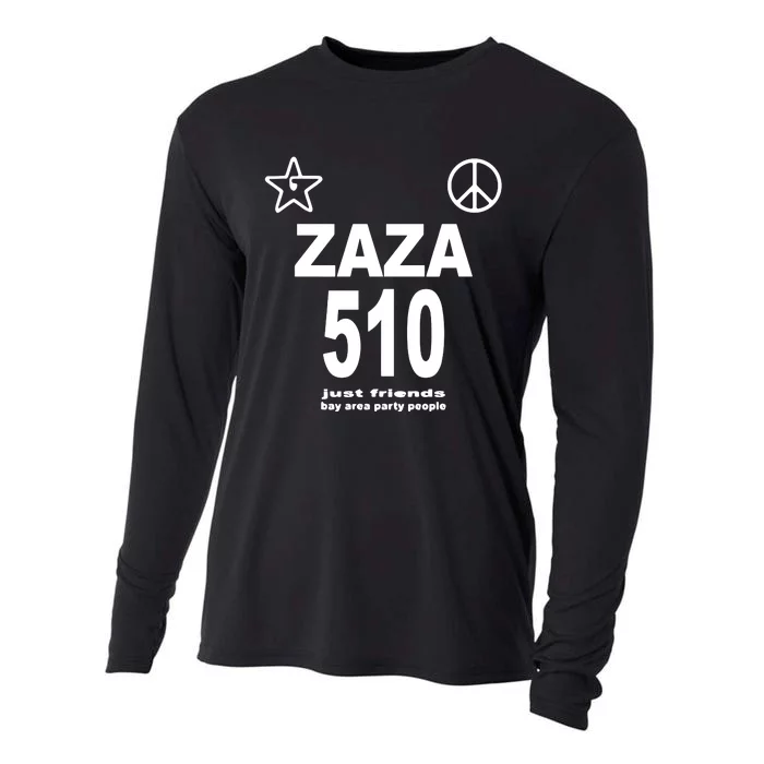 Zaza 510 Just Friends Bay Area Party People Cooling Performance Long Sleeve Crew