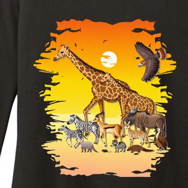 Zookeeper Africans Animal Jungle Safari Zoo Keeper Womens CVC Long Sleeve Shirt