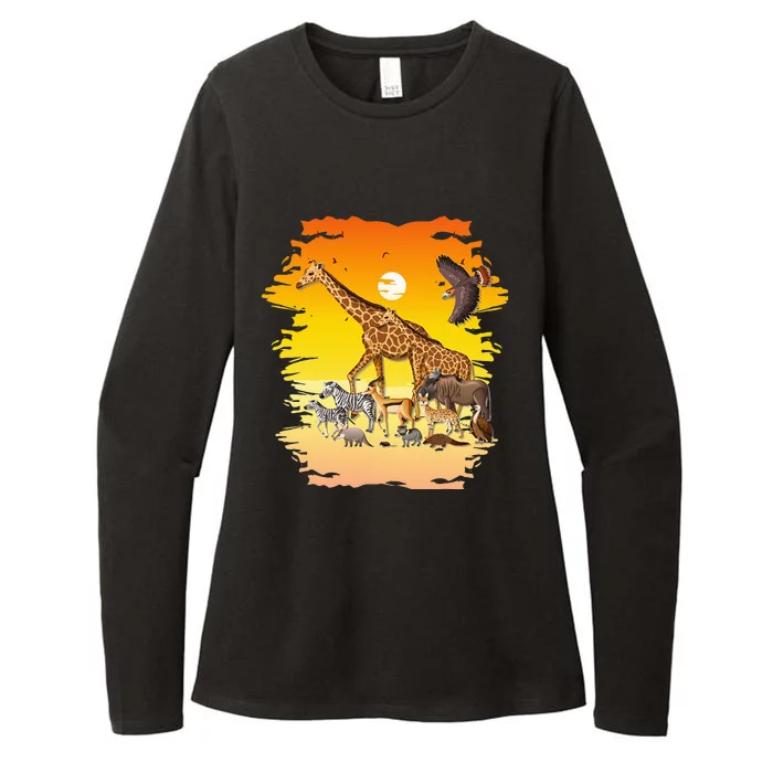 Zookeeper Africans Animal Jungle Safari Zoo Keeper Womens CVC Long Sleeve Shirt