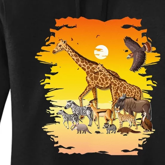 Zookeeper Africans Animal Jungle Safari Zoo Keeper Women's Pullover Hoodie