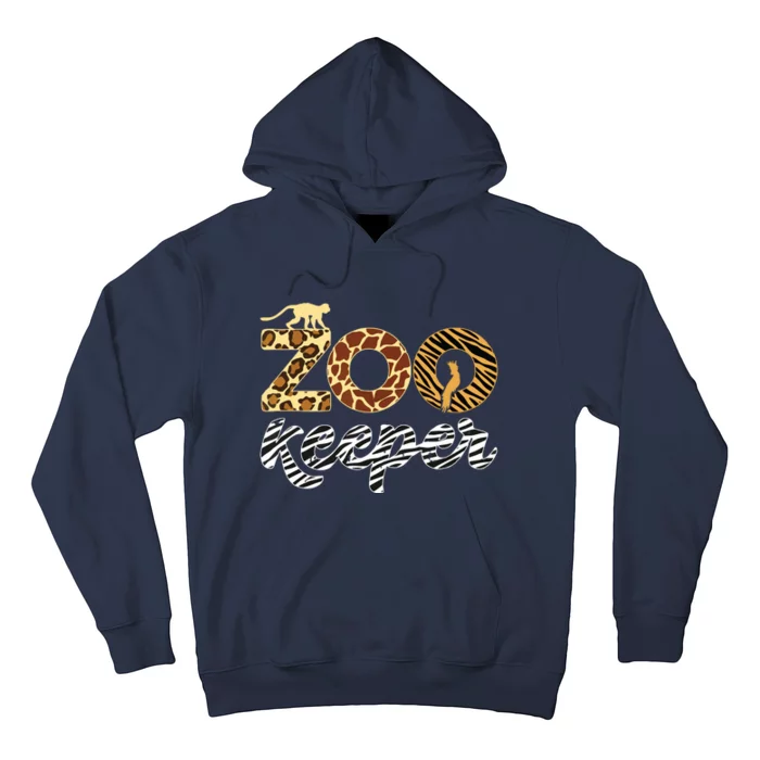 Zookeeper African Animal Zebra Leopard Print Savanna Life Hoodie