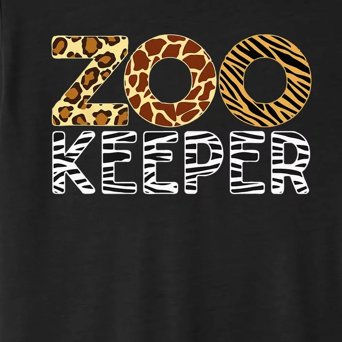 Zookeeper African Animals Zebra Wild Print Savanna Costume ChromaSoft Performance T-Shirt