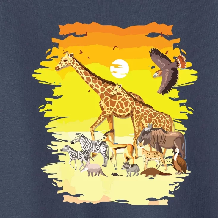 Zookeeper Africans Animal Jungle Safari Zoo Keeper Toddler T-Shirt