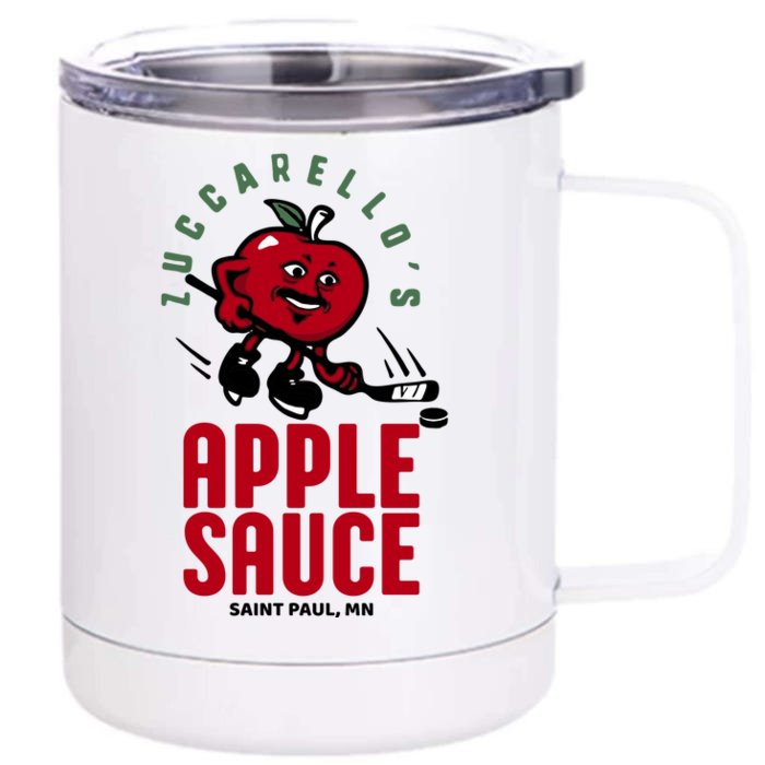 Zuccarello's Applesauce Assist Record Hockey Tribute Front & Back 12oz Stainless Steel Tumbler Cup