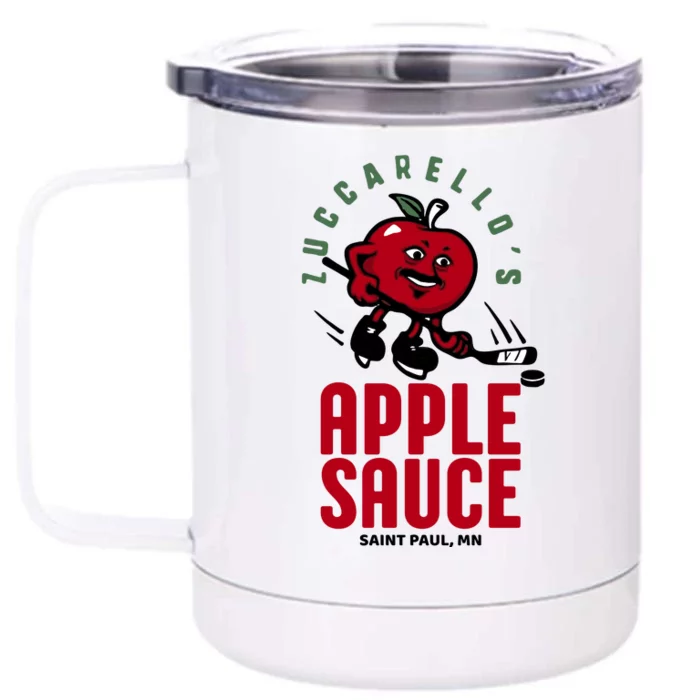 Zuccarello's Applesauce Assist Record Hockey Tribute Front & Back 12oz Stainless Steel Tumbler Cup