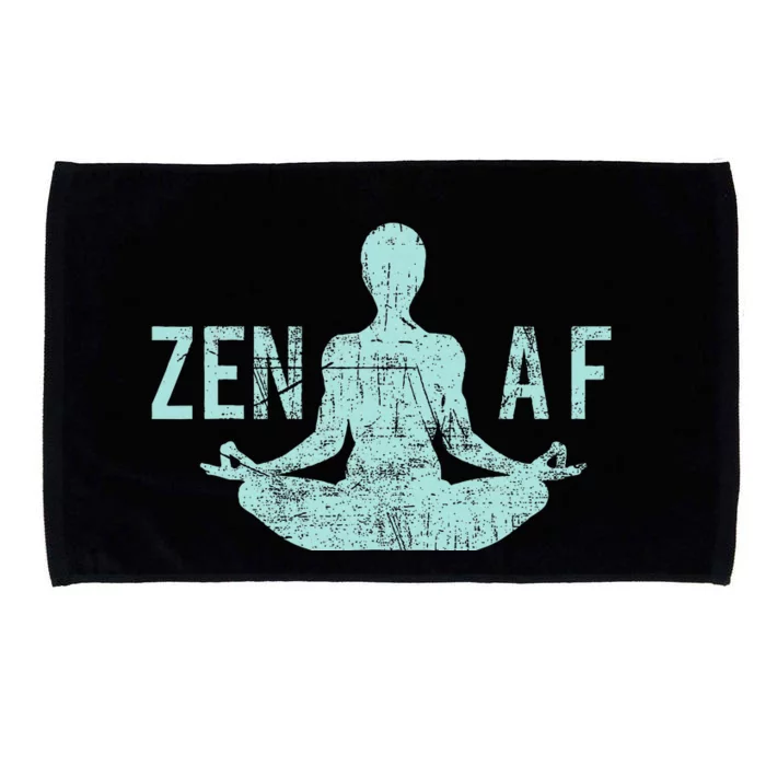 Zen Af Cute Yoga Clothes Funny Gifts For Women Microfiber Hand Towel