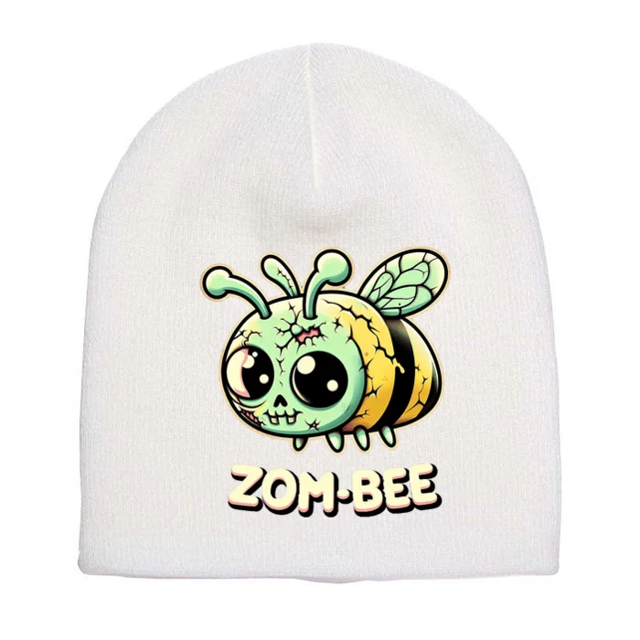 Zombee Adorably Creepy Zombie Bee Cartoon Halloween Short Acrylic Beanie