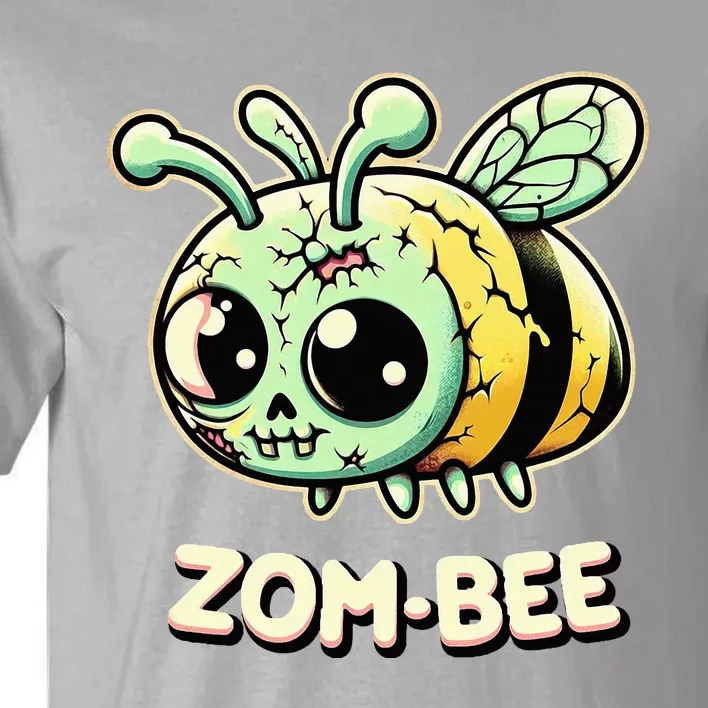 Zombee Adorably Creepy Zombie Bee Cartoon Halloween Tall T-Shirt