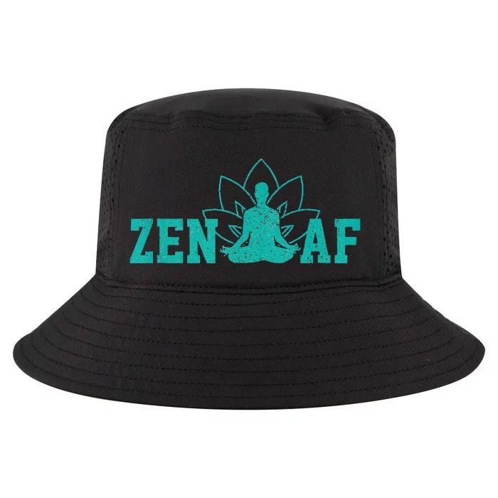 Zen AF Funny Buddhism Meditation Buddha Gift Yoga Cool Comfort Performance Bucket Hat