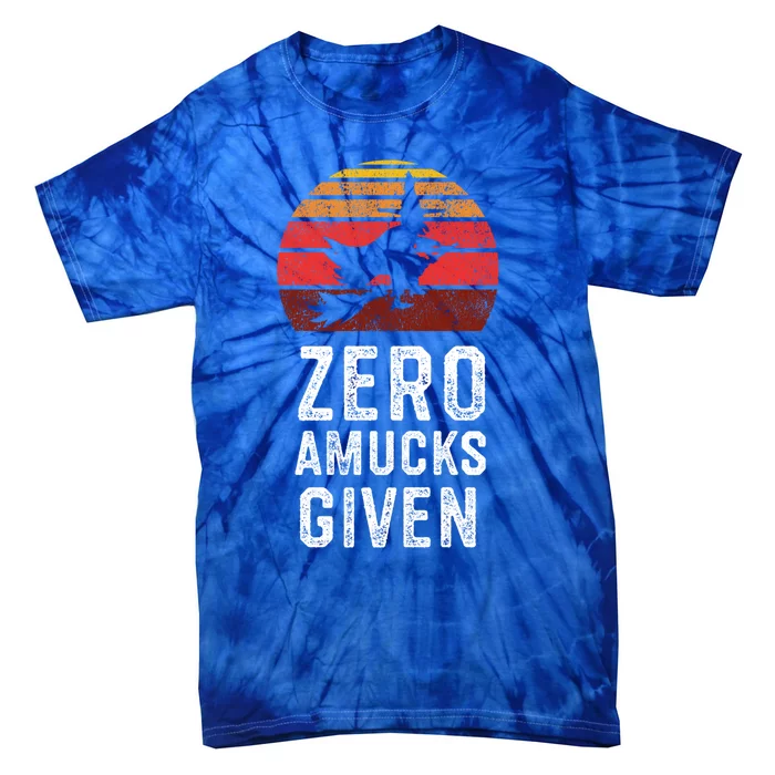 Zero Amucks Given Retro Style Vintage Amuck Halloween Witch Gift Tie-Dye T-Shirt