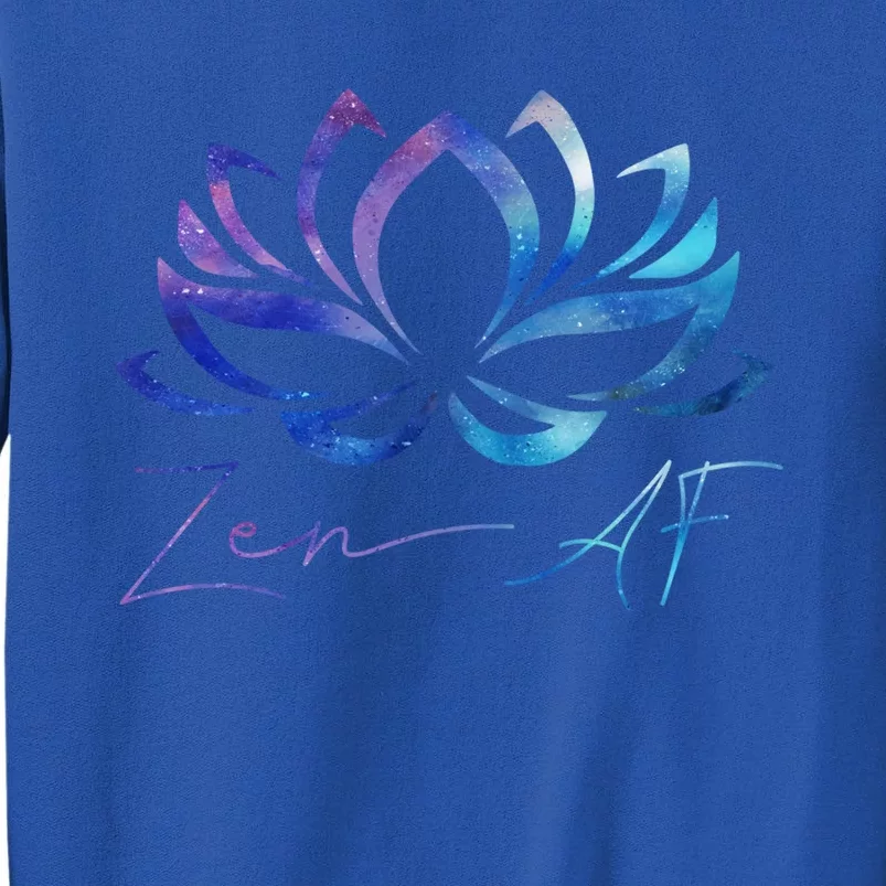 Zen Af Lotus Flower Funny Gift Yoga Clothes Spiritual Funny Gift Cute Gift Tall Sweatshirt