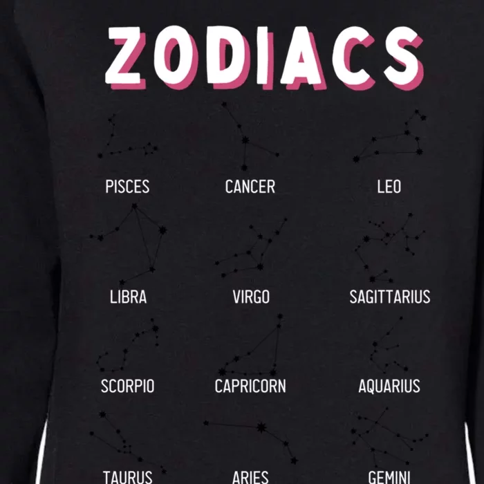 Zodiacs Astrology Nerd Zodiac Gift Womens California Wash Sweatshirt