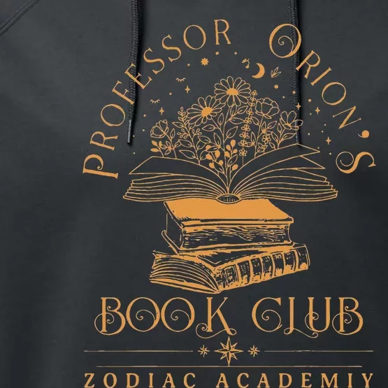 Zodiac Academy Professor Orions Book Club Book Nerd S Performance Fleece Hoodie