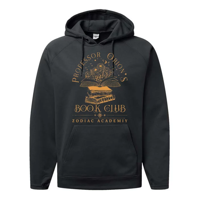 Zodiac Academy Professor Orions Book Club Book Nerd S Performance Fleece Hoodie