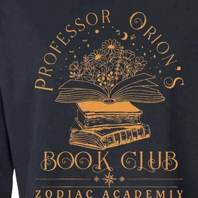 Zodiac Academy Professor Orions Book Club Book Nerd S Cropped Pullover Crew