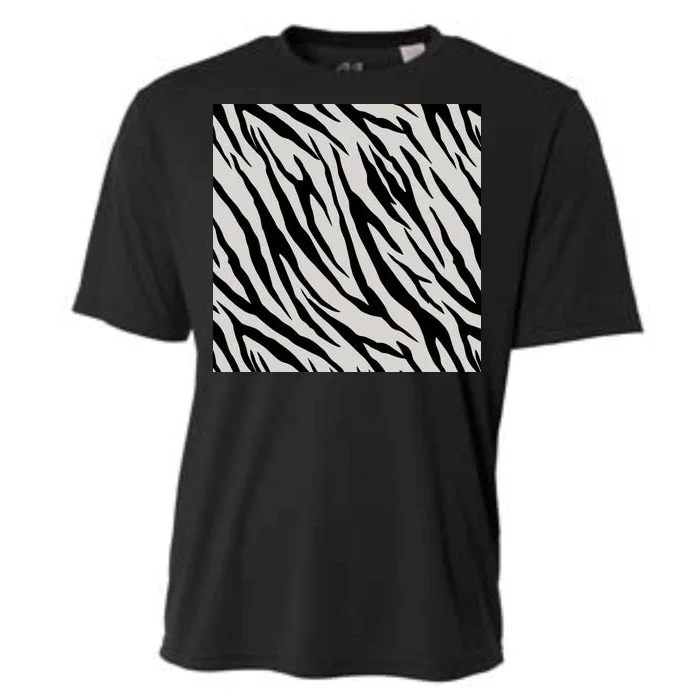 Zebra Animal Print Cooling Performance Crew T-Shirt