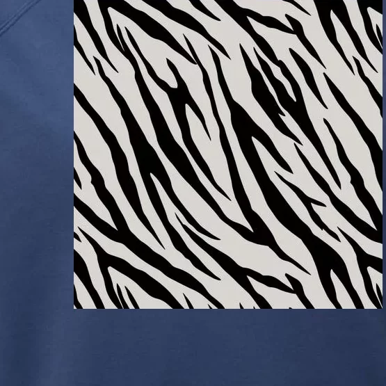 Zebra Animal Print Performance Fleece Hoodie