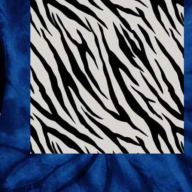 Zebra Animal Print Tie Dye Hoodie