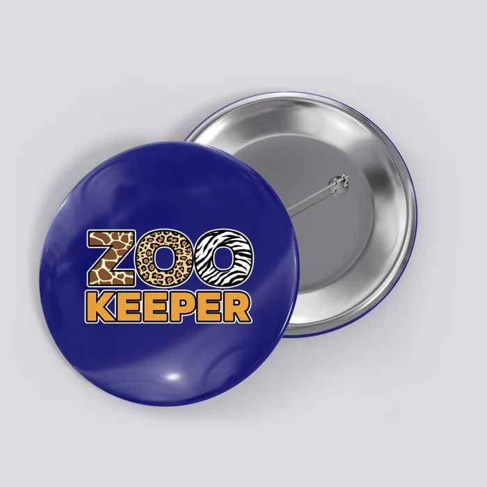 Zookeeper African Savanna Gift Button