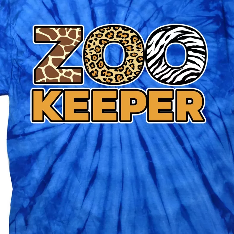 Zookeeper African Savanna Gift Tie-Dye T-Shirt