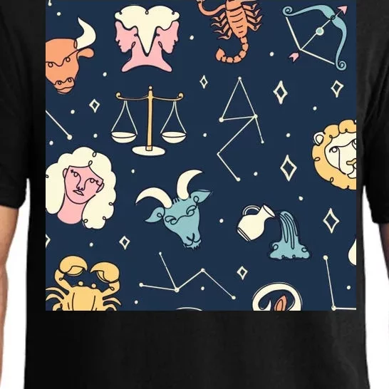 Zodiac Astrology Signs Pajama Set