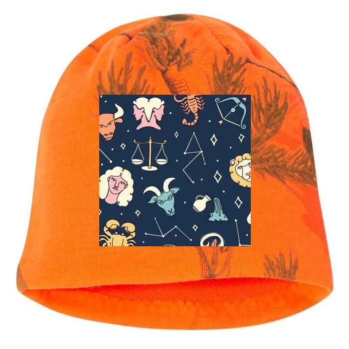 Zodiac Astrology Signs Kati - Camo Knit Beanie