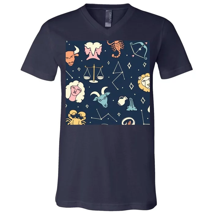 Zodiac Astrology Signs V-Neck T-Shirt