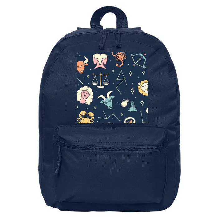 Zodiac Astrology Signs 16 in Basic Backpack