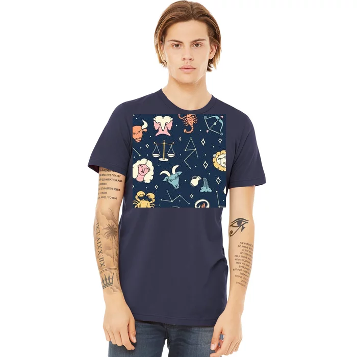 Zodiac Astrology Signs Premium T-Shirt