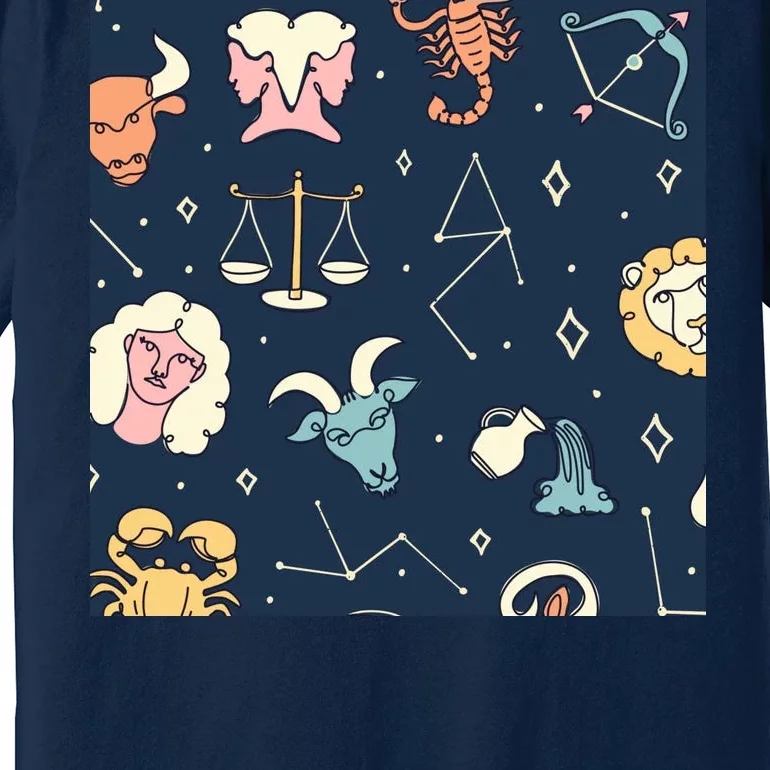 Zodiac Astrology Signs Premium T-Shirt