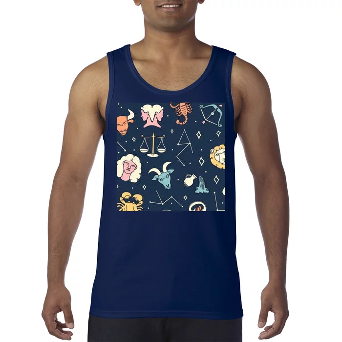 Zodiac Astrology Signs Tank Top