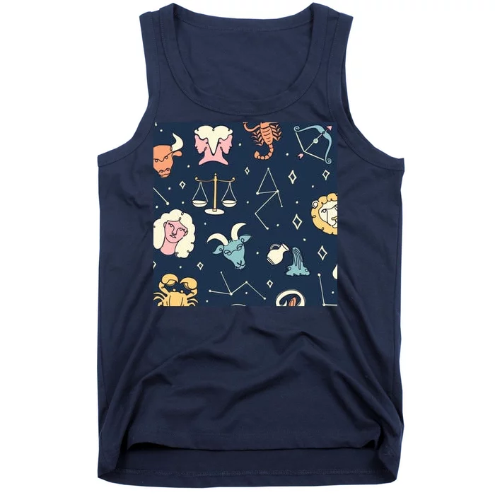 Zodiac Astrology Signs Tank Top