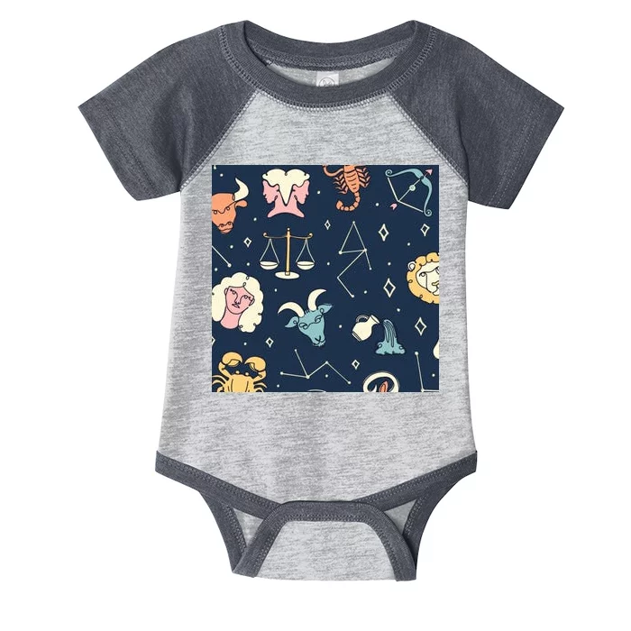 Zodiac Astrology Signs Infant Baby Jersey Bodysuit