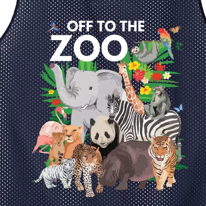 Zoo Animals Safari Party A Day At The Zoo Safari Zoo Animal Mesh Reversible Basketball Jersey Tank