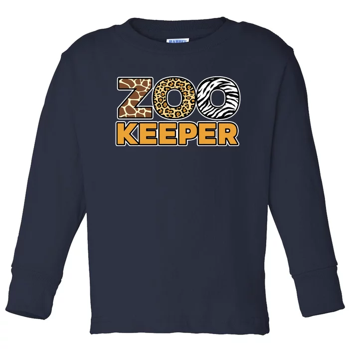 Zookeeper African Savanna Toddler Long Sleeve Shirt