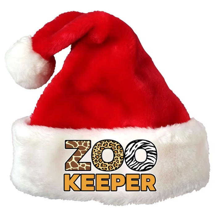 Zookeeper African Savanna Premium Christmas Santa Hat