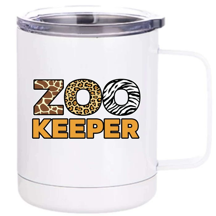 Zookeeper African Savanna Front & Back 12oz Stainless Steel Tumbler Cup