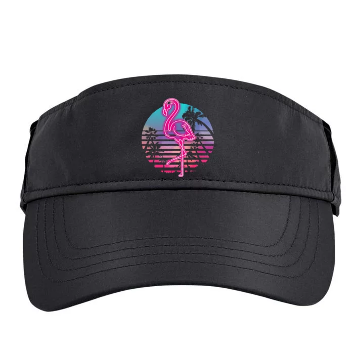 Zoo Animal Tropic Summer Sunrise Gift Flamingo Adult Drive Performance Visor