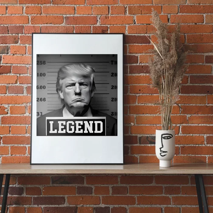 Zeek Arkham Trump Mugshot Legend Poster