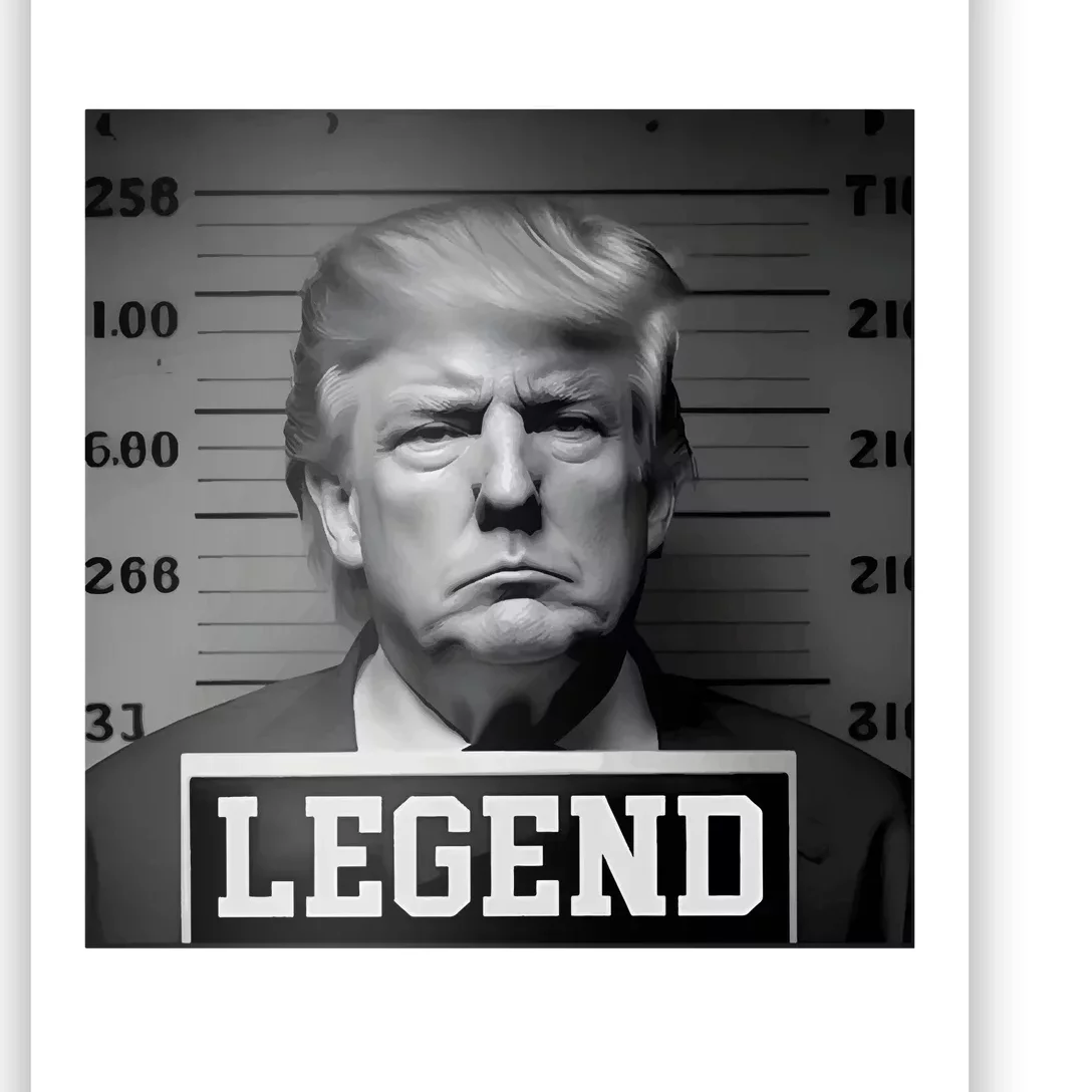 Zeek Arkham Trump Mugshot Legend Poster