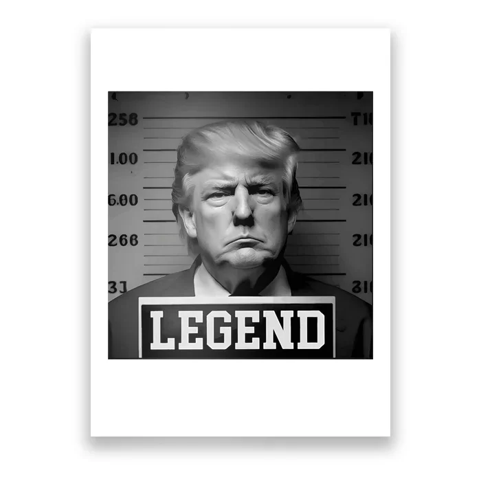 Zeek Arkham Trump Mugshot Legend Poster