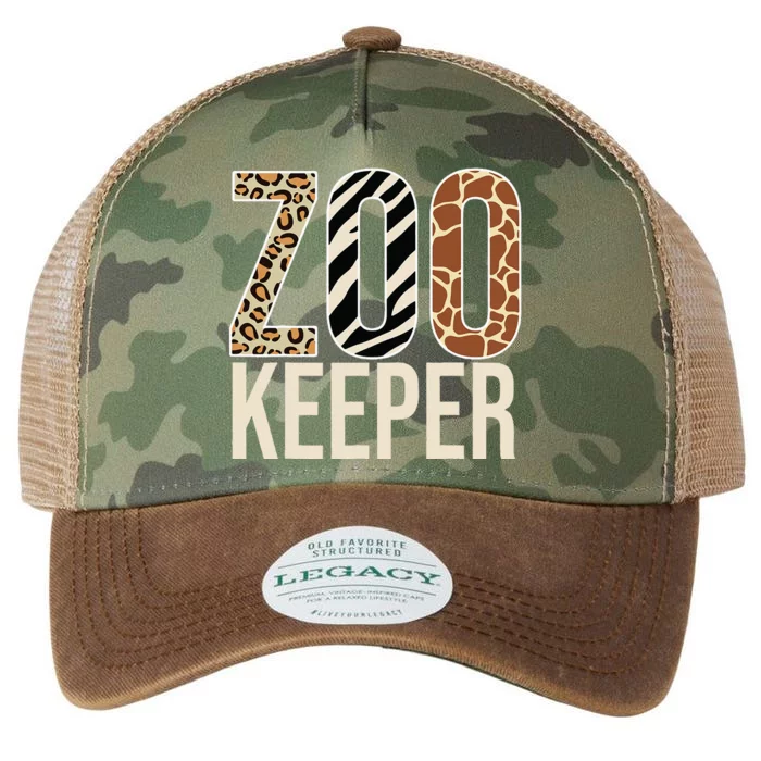 Zookeeper Animals Zoo Wildlife Lover Safari Savanna Costume Legacy Tie Dye Trucker Hat